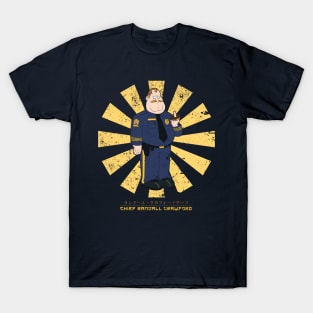 Chief Randall Crawford Retro Japanese T-Shirt